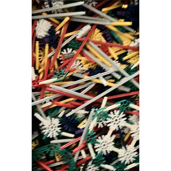 Lot Of 700 K’NEX Rods & Connectors Mix w/Wheels Standard Classic Parts - Picture 4 of 4